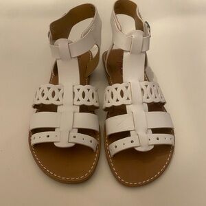 White Kids Sandals by Rachel shoes size 3m